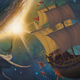 An image from Spelljammer shows a sailing ship in space.